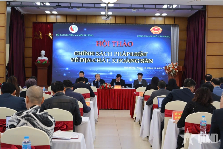 Hải Phòng: Phổ biến pháp luật về địa chất, khoáng sản