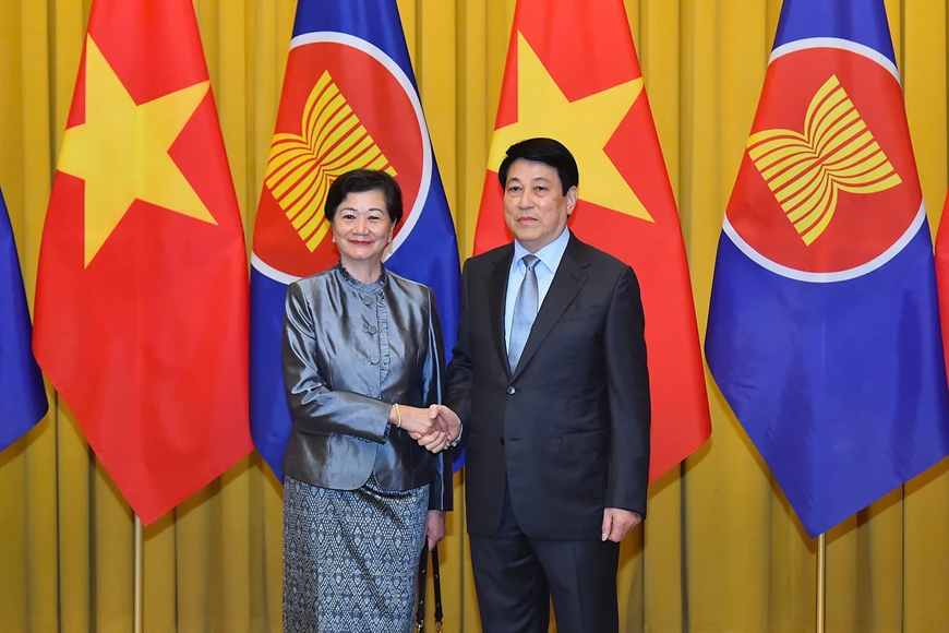 Chủ tịch nước Lương Cường tiếp Đại sứ, Đại biện các nước ASEAN và Timor-Leste tại Việt Nam
