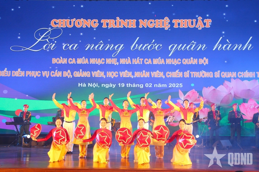 Chương trình nghệ thuật “Lời ca nâng bước quân hành”