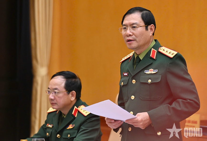 Chủ tịch nước Lương Cường làm việc với Bộ Quốc phòng