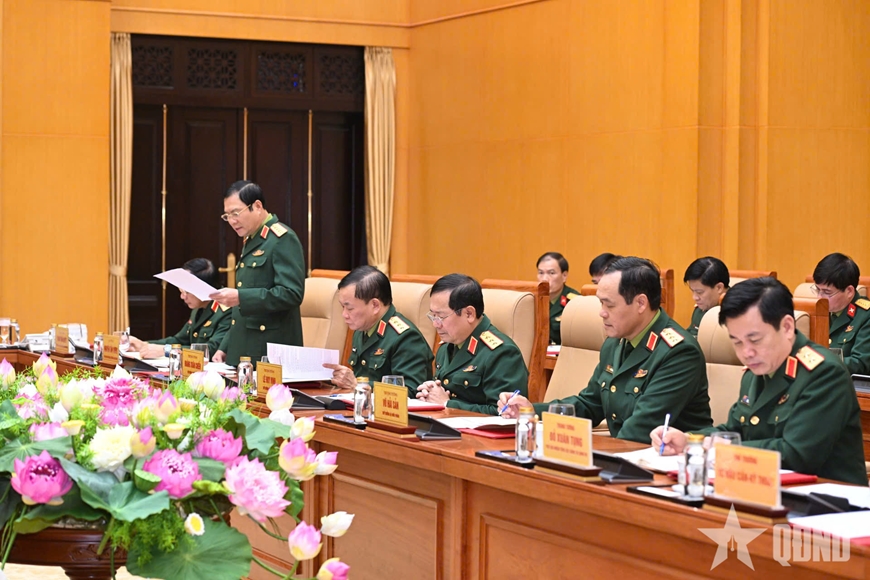 Chủ tịch nước Lương Cường làm việc với Bộ Quốc phòng