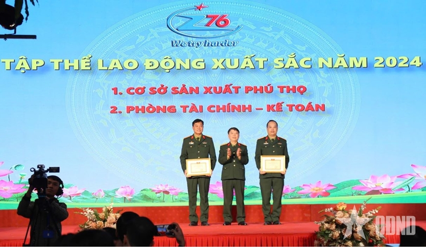 Cơ sở Phú Thọ, điểm sáng trong Phong trào Thi đua Quyết thắng của Nhà máy Z176. 