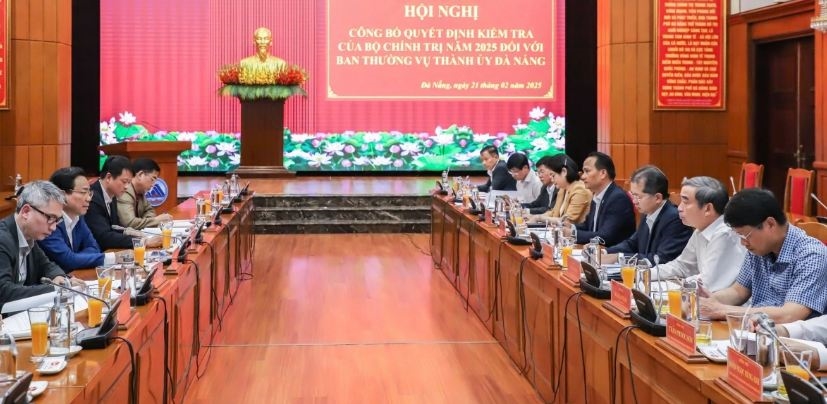 Công bố Quyết định kiểm tra của Bộ Chính trị đối với Ban Thường vụ Thành ủy Đà Nẵng