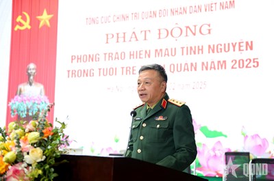 View - 	Thượng tướng Lê Quang Minh phát động phong trào hiến máu tình nguyện