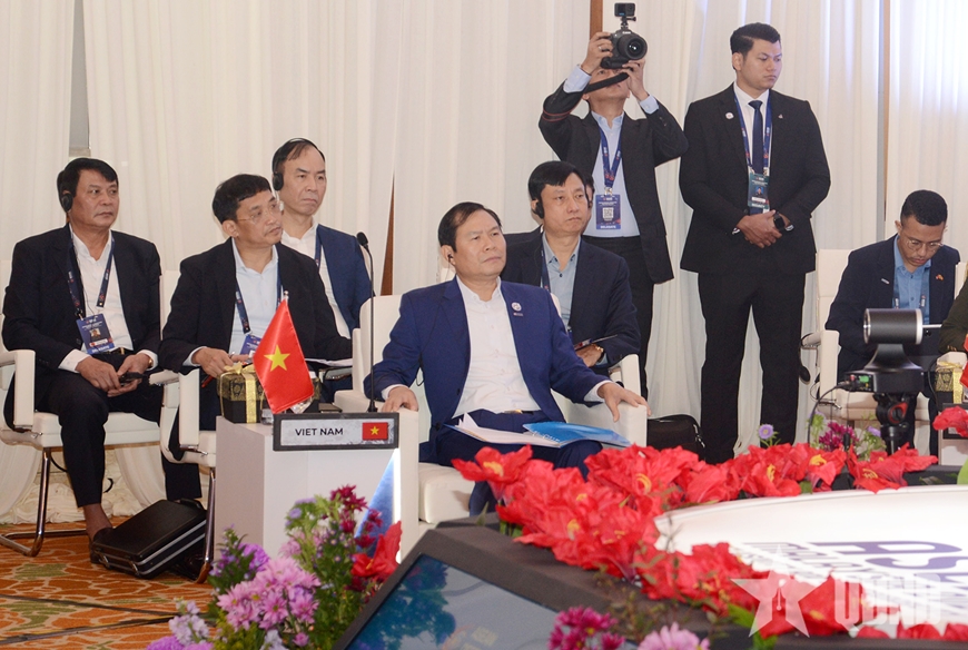 Đại tướng Nguyễn Tân Cương tham dự Hội nghị hẹp Bộ trưởng Quốc phòng các nước ASEAN