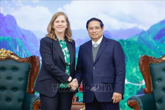 Thủ tướng Phạm Minh Chính tiếp Tổng giám đốc Thương mại toàn cầu của S&amp;P Global Ratings