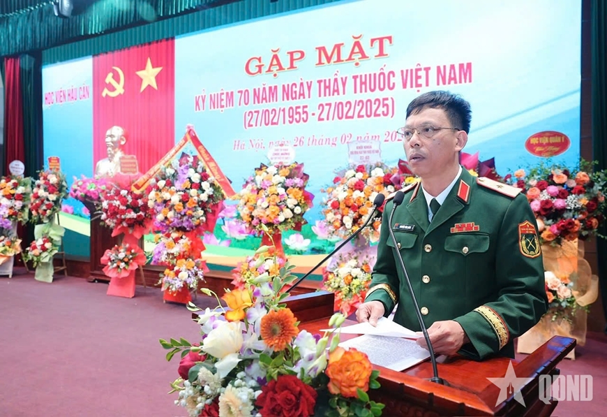 Học viện Hậu cần gặp mặt kỷ niệm 70 năm Ngày Thầy thuốc Việt Nam