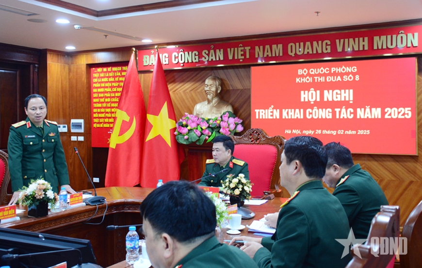 Khối thi đua số 8, Bộ Quốc phòng triển khai công tác năm 2025