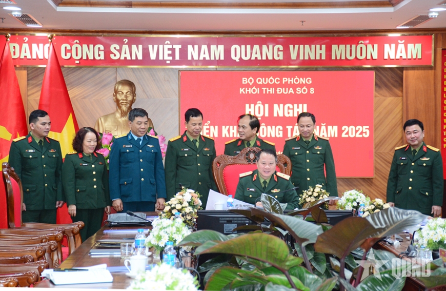Khối thi đua số 8, Bộ Quốc phòng triển khai công tác năm 2025