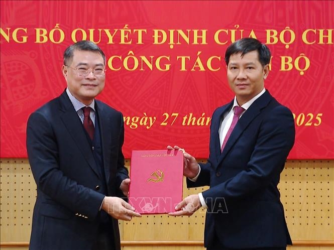 Điều động, bổ nhiệm đồng chí Nguyễn Thành Tâm giữ chức Phó trưởng ban Tổ chức Trung ương