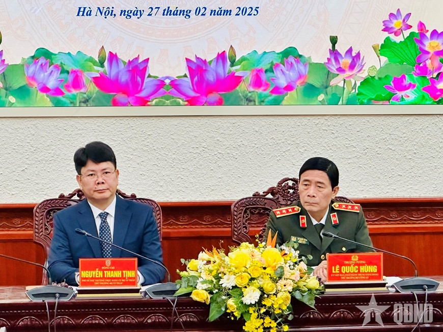 Bộ Tư pháp và Bộ Công an bàn giao nhiệm vụ quản lý nhà nước về lý lịch tư pháp
