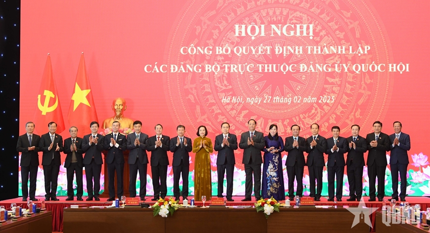 Chủ tịch Quốc hội Trần Thanh Mẫn: Các Đảng bộ trực thuộc khẩn trương triển khai công tác theo mô hình mới, tổ chức mới