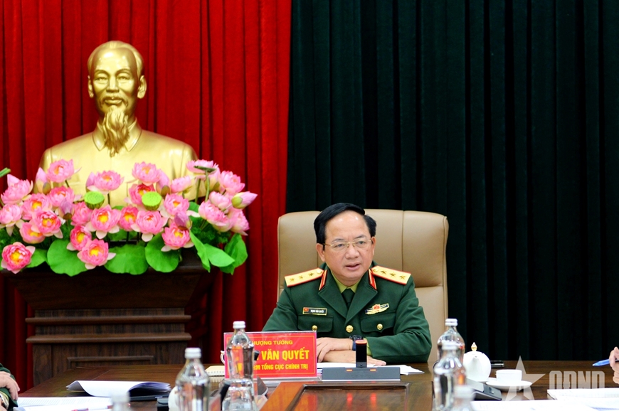 Thượng tướng Trịnh Văn Quyết chủ trì Hội nghị Ban Chủ nhiệm Tổng cục Chính trị Quân đội nhân dân Việt Nam