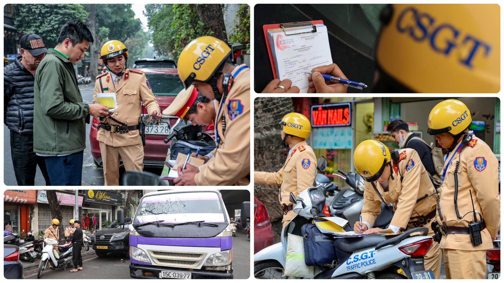 Nghiêm túc nhắc nhở và chấn chỉnh xe hợp đồng từ 16 chỗ trở lên hoạt động trong phố cổ Hà Nội