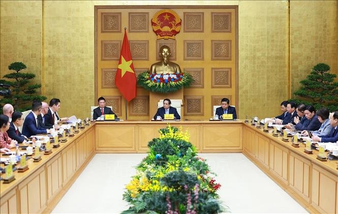 Thủ tướng Phạm Minh Chính chủ trì tọa đàm với các doanh nghiệp Hoa Kỳ