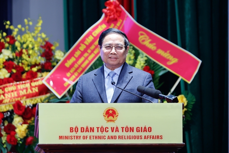Thủ tướng Phạm Minh Chính: Phát huy hơn nữa đóng góp của các dân tộc, tôn giáo cho xây dựng, bảo vệ Tổ quốc