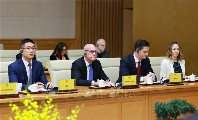 Thủ tướng Phạm Minh Chính chủ trì tọa đàm với các doanh nghiệp Hoa Kỳ