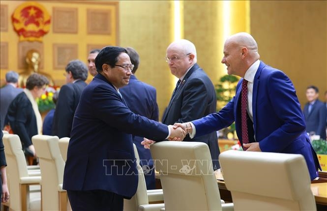 Thủ tướng Phạm Minh Chính chủ trì tọa đàm với các doanh nghiệp châu Âu
