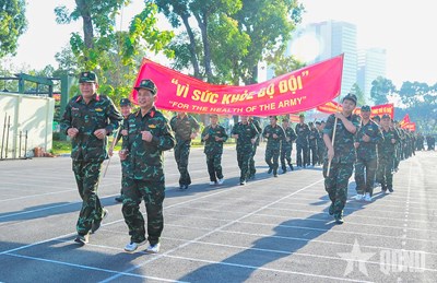 Hưởng ứng Ngày chạy thể thao CISM: Bộ tư lệnh TP Hồ Chí Minh hành động