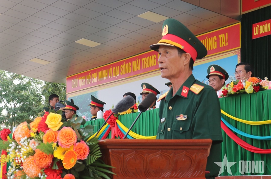 Thượng tướng Phùng Sĩ Tấn dự Lễ ra quân huấn luyện tại Lữ đoàn Đặc công nước 5