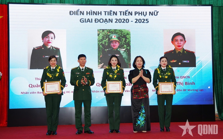 Bộ đội Biên phòng tỉnh Sơn La tuyên dương gương mặt trẻ tiêu biểu