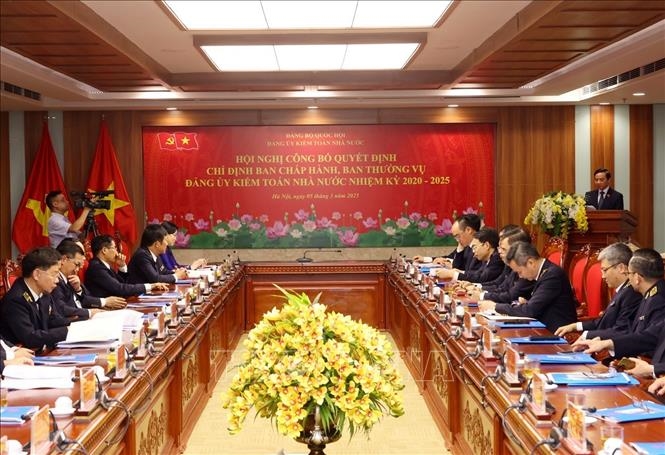 Công bố quyết định chỉ định tham gia Ban Chấp hành, Ban Thường vụ, Bí thư Đảng ủy Kiểm toán Nhà nước