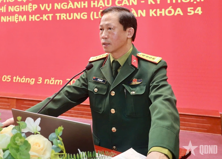 Huấn luyện chuyên môn cho học viên tại Học viện Hậu cần