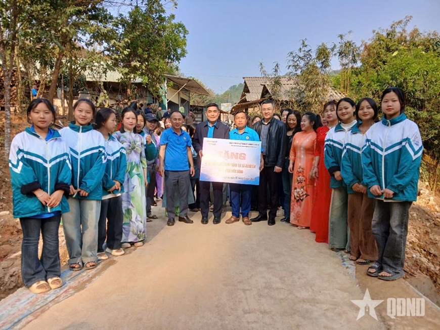 Điện Biên: Khánh thành cầu dân sinh xã Háng Lìa