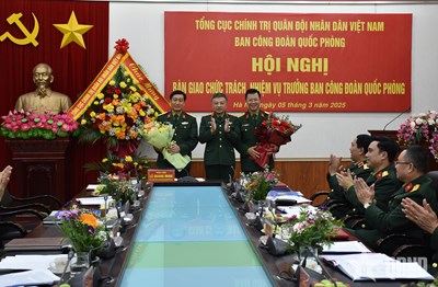 View - 	Hội nghị bàn giao chức trách, nhiệm vụ Trưởng Ban Công đoàn Quốc phòng