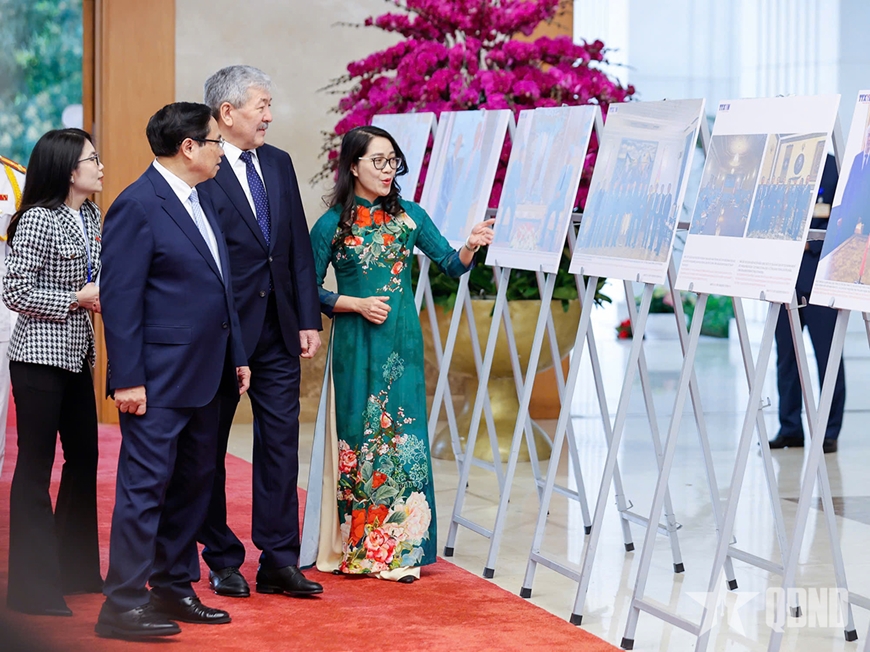 Thủ tướng Phạm Minh Chính chủ trì lễ đón Thủ tướng Kyrgyzstan