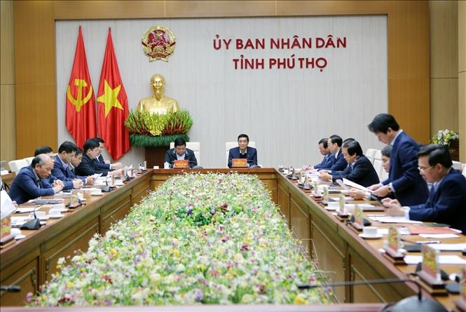 Phó thủ tướng Chính phủ Nguyễn Chí Dũng làm việc với tỉnh Phú Thọ