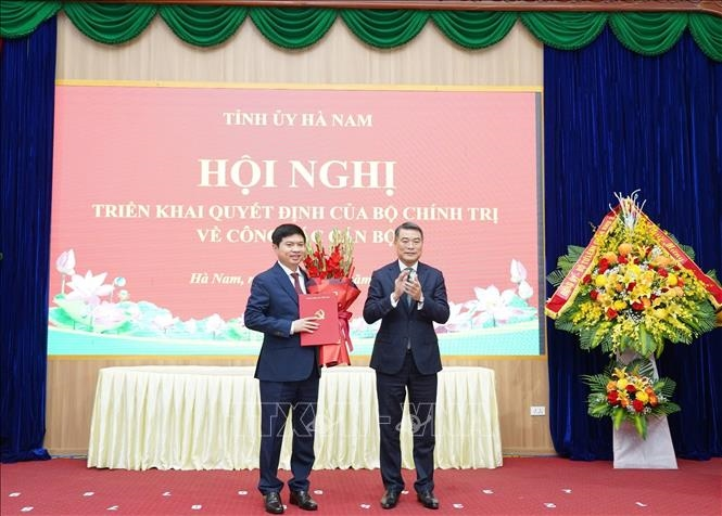 Công bố ông Trương Quốc Huy giữ chức Bí thư Tỉnh ủy Hà Nam