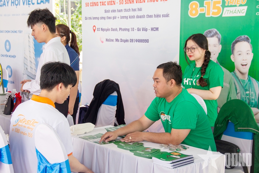Sinh viên, lao động trẻ được tiếp cận nhiều vị trí việc làm