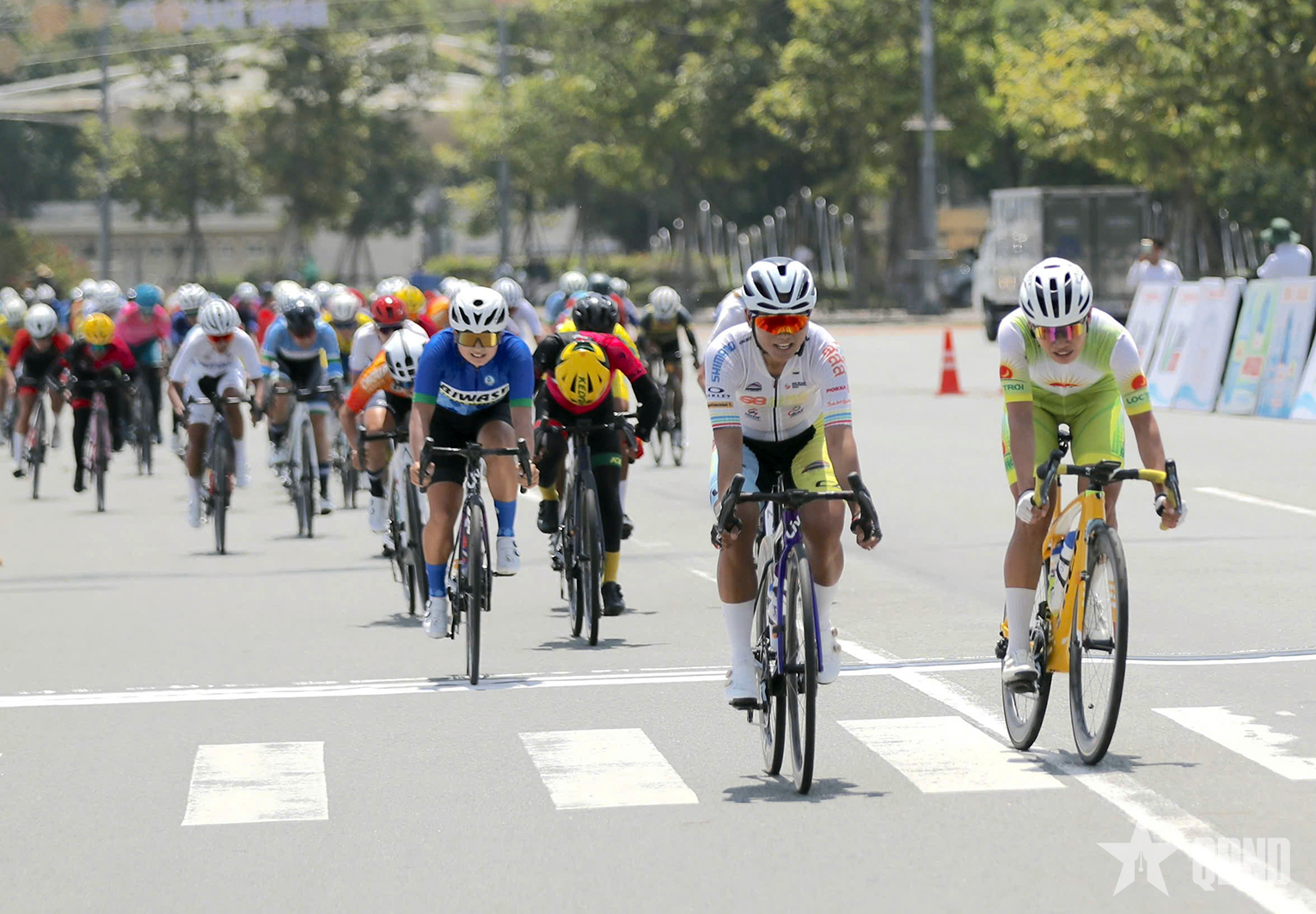 Vận động viên Thái Lan về nhất chặng 1 Giải xe đạp nữ quốc tế Biwase Tour of Vietnam 2025