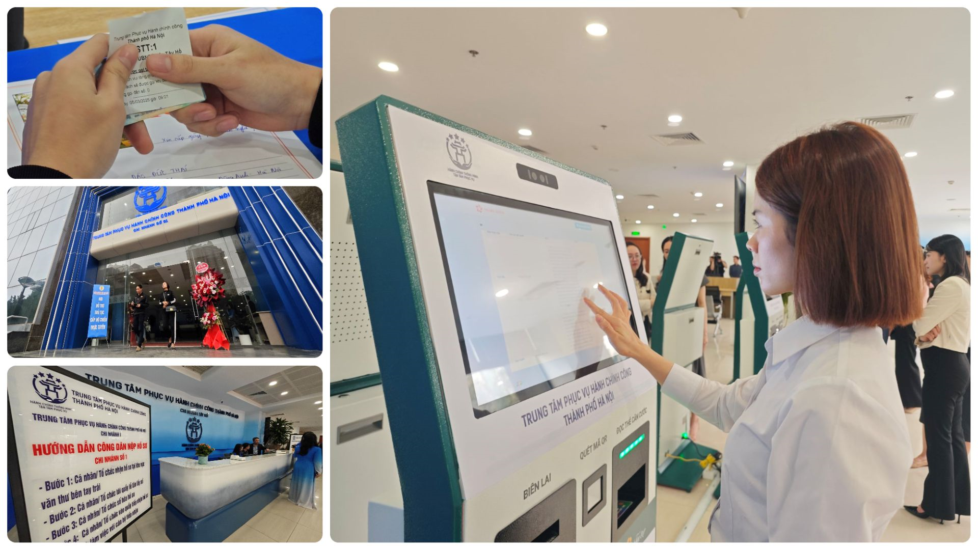 Hiệu quả bước đầu của Chi nhánh Trung tâm Phục vụ hành chính công Hà Nội