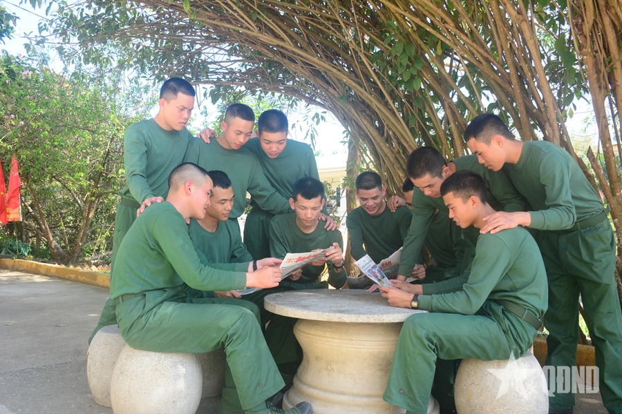 Từng bước trưởng thành trong môi trường quân ngũ