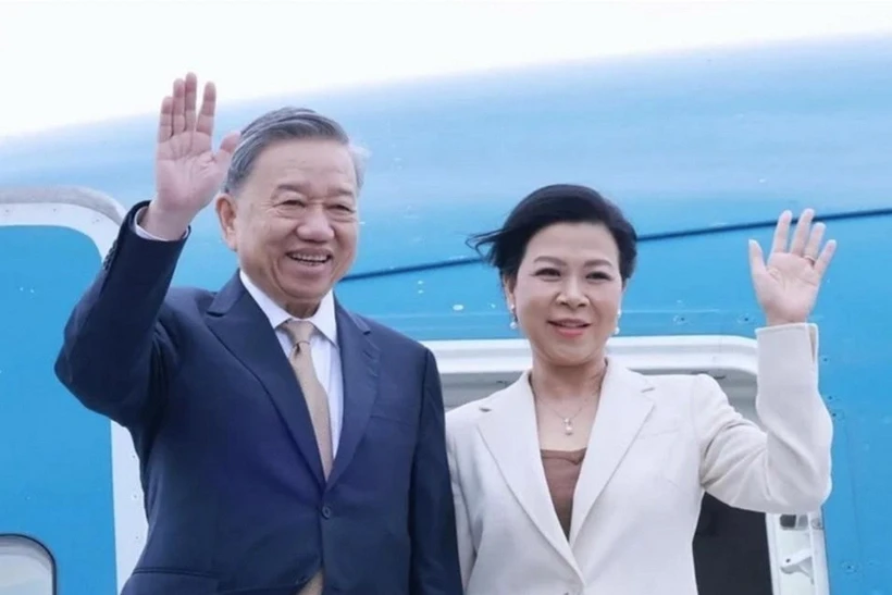 Tổng Bí thư Tô Lâm và phu nhân lên đường thăm Indonesia, Ban Thư ký ASEAN và  Singapore