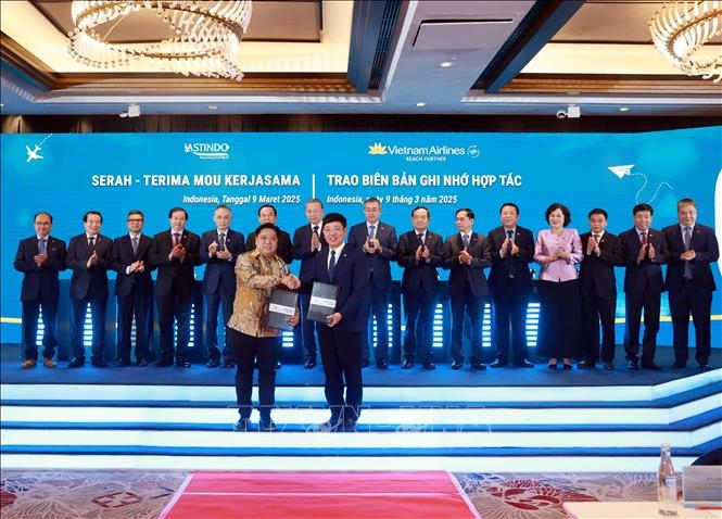Tổng Bí thư Tô Lâm dự Lễ công bố đường bay thẳng TP Hồ Chí Minh - Denpasar (Indonesia)
