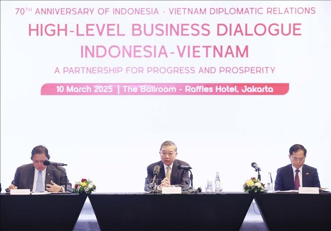Tổng Bí thư Tô Lâm dự Tọa đàm doanh nghiệp “Việt Nam và Indonesia: Quan hệ đối tác vì sự tiến bộ và thịnh vượng”