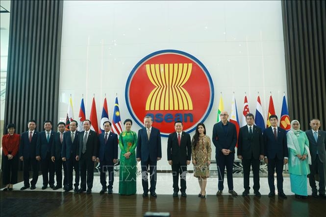 Tổng Bí thư Tô Lâm thăm Ban Thư ký ASEAN