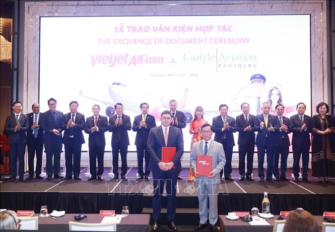 Tổng Bí thư Tô Lâm chứng kiến VietJet Air công bố đường bay thẳng Singapore - Phú Quốc