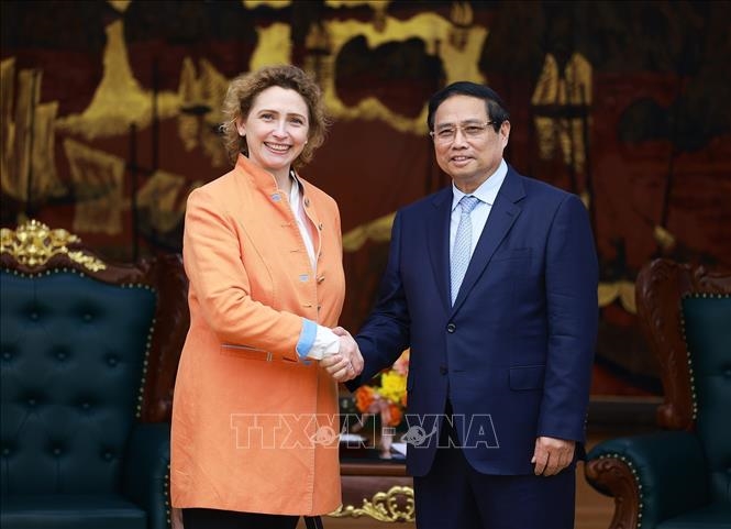 Thủ tướng Phạm Minh Chính tiếp Phó chủ tịch Ngân hàng Đầu tư châu Âu (EIB)