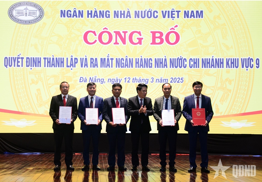 Công bố quyết định thành lập và ra mắt Ngân hàng Nhà nước Chi nhánh Khu vực 9