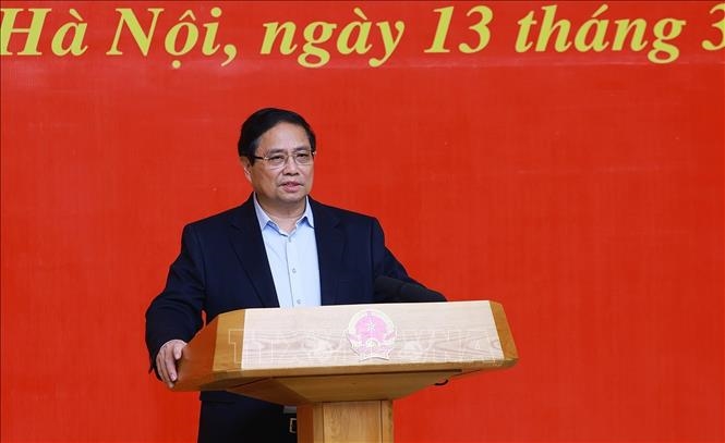 Thủ tướng Phạm Minh Chính chủ trì Phiên họp của Tiểu Ban Kinh tế-Xã hội Đại hội XIV của Đảng
