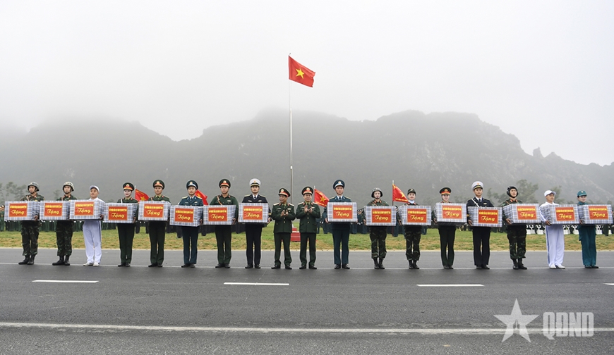 Parade and march practice to celebrate the 50th anniversary of the Liberation of the South and National Reunification Day