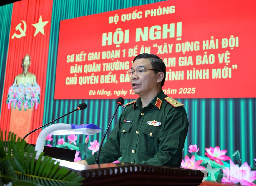 Đại tướng Nguyễn Tân Cương chủ trì sơ kết giai đoạn 1 đề án xây dựng hải đội dân quân thường trực