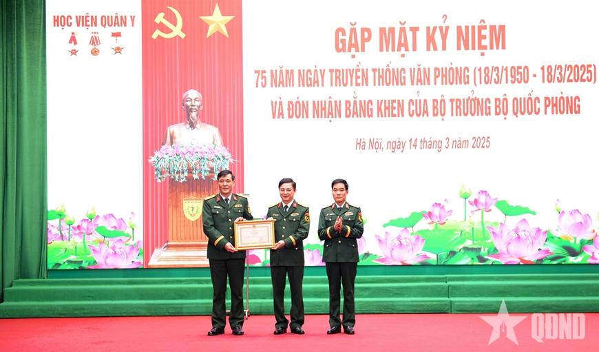 Văn phòng Học viện Quân y xây đắp truyền thống “Kịp thời - Chính xác - Hiệu quả - An toàn - Mẫu mực”
