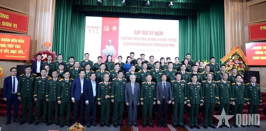 Văn phòng Học viện Quân y xây đắp truyền thống “Kịp thời - Chính xác - Hiệu quả - An toàn - Mẫu mực”