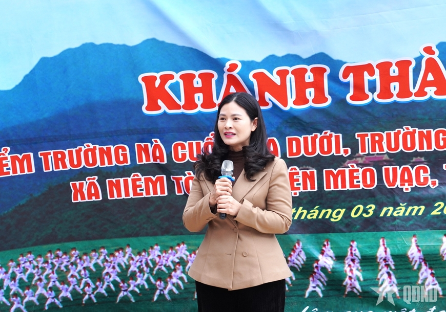 Khánh thành điểm trường vùng cao Hà Giang