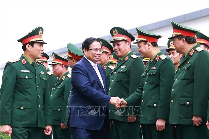 Thủ tướng Phạm Minh Chính làm việc với Tập đoàn Công nghiệp - Viễn thông Quân đội